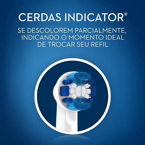 Refil Para Escova de Dente Elétrica Oral-B Precision Clean 2 Unidades