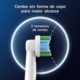 Refil Para Escova de Dente Elétrica Oral-B Precision Clean 4 Unidades