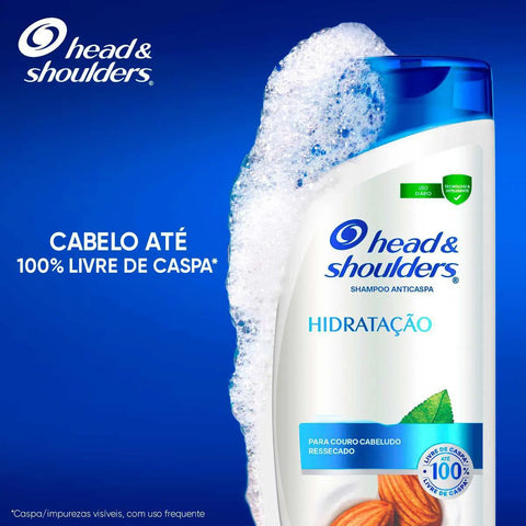Shampoo Anticaspa Head & Shoulders Hidratação Óleo de Amêndoas 200ml