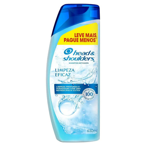 Shampoo Head & Shoulders Limpeza Eficaz 650ml
