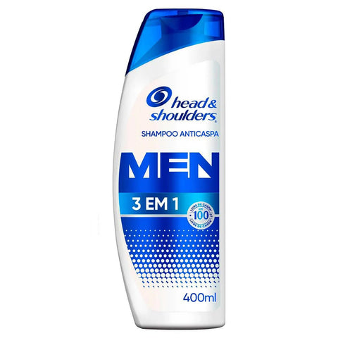 Shampoo Head & Shoulders Men 3 Em 1 - 1 Unidade Com 400Ml
