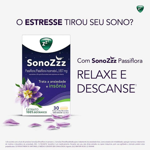 Sonozzz 857mg - 30 Unidades - Comprimido