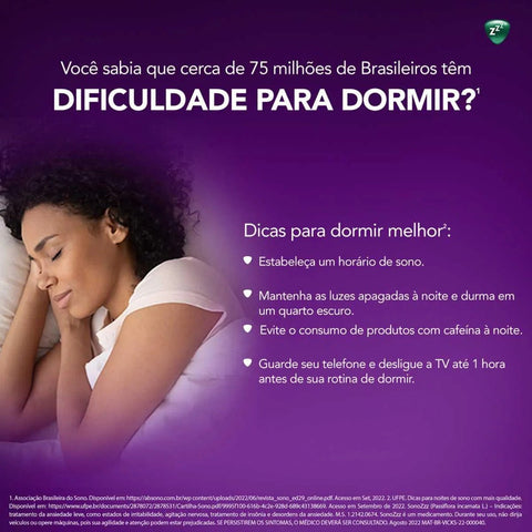 Sonozzz 857mg - 30 Unidades - Comprimido