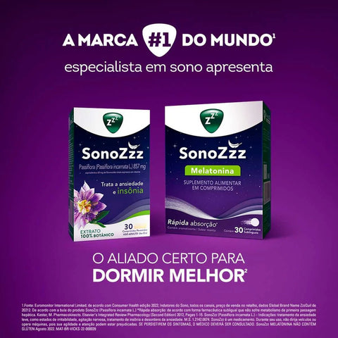 Sonozzz 857mg - 30 Unidades - Comprimido