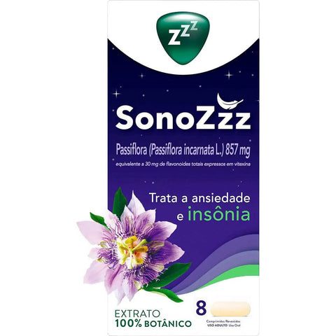 Sonozzz 857mg - 8 Unidades - Comprimido