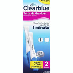 Teste de Gravidez Clearblue Plus Com 2 Unidades