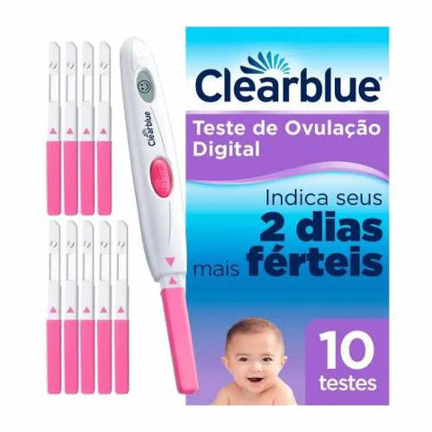 Teste de Ovulação Clearblue Digital 10 Unidades