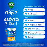 Vick Pyrena Grip-7  400 mg + 4 mg + 4 mg - Cápsula - 10 Unidades