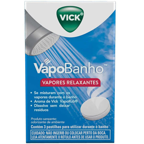 Vick Vapobanho  Pastilha - 3 Unidades