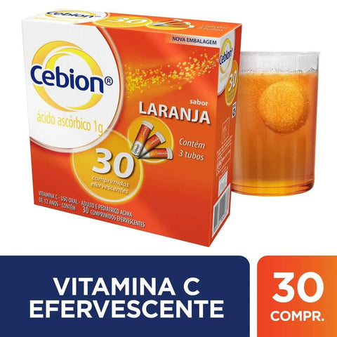 Vitamina C Cebion 1g - 30 Unidades - Efervescente