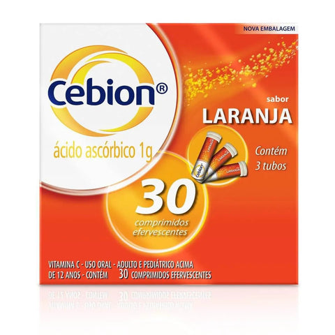 Vitamina C Cebion 1g - 30 Unidades - Efervescente