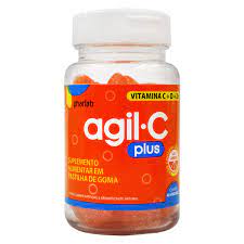 Vitamina C Agil C Plus 30mg + 5mcg + 2,5mg - 40 Unidades - Goma