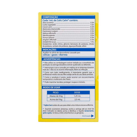 Colic Calm 59 mL - Suspensão
