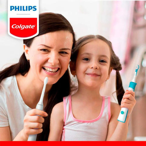Escova de Dente Elétrica Kids Philips Colgate Sonicpro 3+ Anos, Recarregável, Bivolt