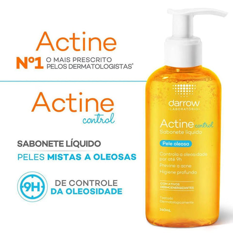 Actine Control Gel de Limpeza Pele Oleosa - 140 g
