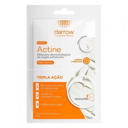 Actine Máscara Esfoliante 2 Unidades - Sachê