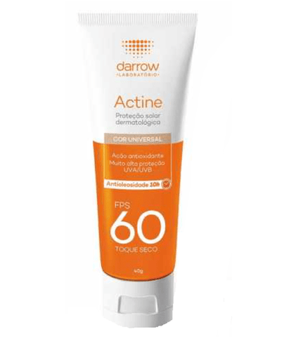 Actine Protetor Solar Facial Com Cor - FPS 60 - 40 g