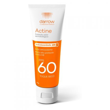 Actine Protetor Solar Facial Sem Cor - FPS 60 - 40 g