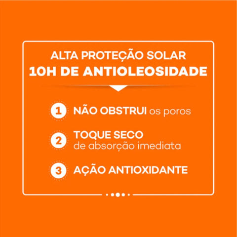Actine Protetor Solar Facial Sem Cor - FPS 60 - 40 g