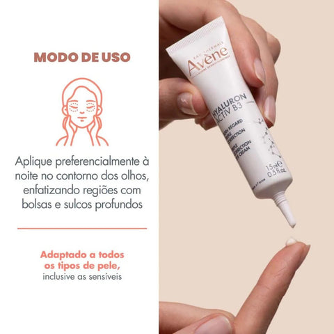 Avène Hyaluron Activ B3 Creme Anti Idade Para Região Dos Olhos - 15mL