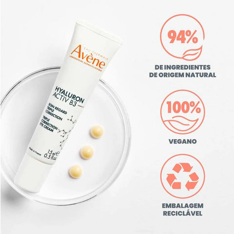 Avène Hyaluron Activ B3 Creme Anti Idade Para Região Dos Olhos - 15mL