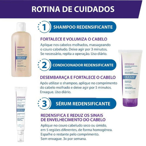 Condicionador Ducray Densiage Redensificante 200ml