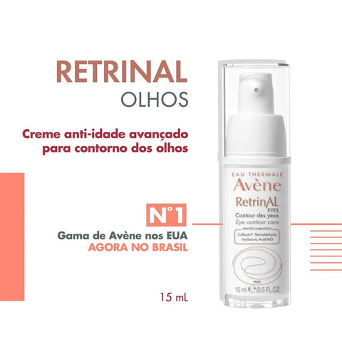 Creme Para O Contorno Dos Olhos Avène Retrinal Eyes 15ml