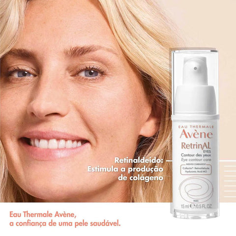 Creme Para O Contorno Dos Olhos Avène Retrinal Eyes 15ml
