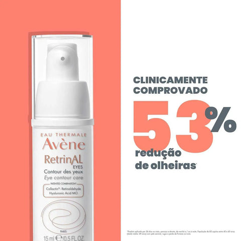 Creme Para O Contorno Dos Olhos Avène Retrinal Eyes 15ml