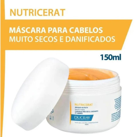 Ducray Nutricerat Máscara Nutritiva Cabelos Secos e Danificados 150ml