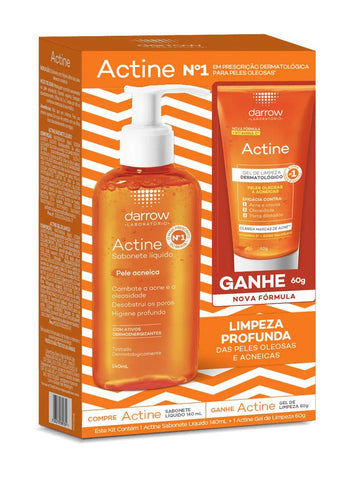 Kit Actine Sabonete + Gel de Limpeza 140 ml + 40 g