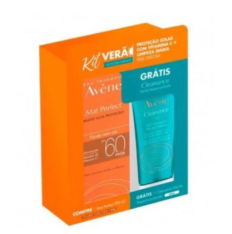 Kit Avène Protetor Solar + Gel de Limpeza FPS 60 - 40 g + 40 g
