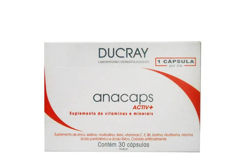 Polivitamínico Anacaps Activ+ 30 Unidades - Cápsula