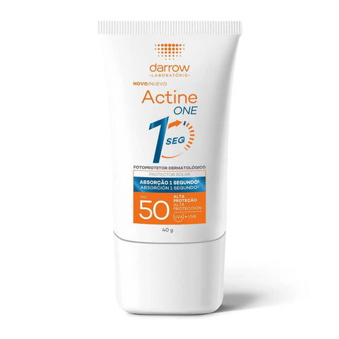 Protetor Solar Facial Darrow Actine One Sem Cor - FPS 50 - 40 g