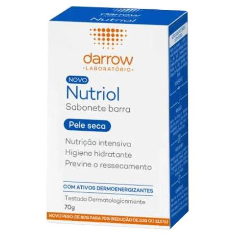 Sabonete Darrow Nutriol Pele Seca Barra, 1 Unidade Com 70G