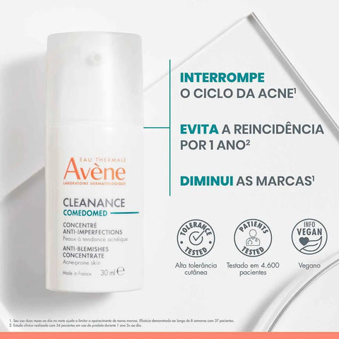 Sérum Corretor Facial Antiacne Avène Cleanance Comedomed Com 30ml