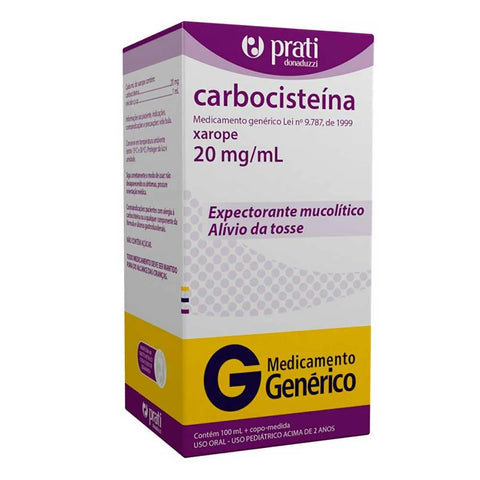 Carbocisteína (Prati-Donaduzzi) 20mg/mL - 100 mL - Xarope