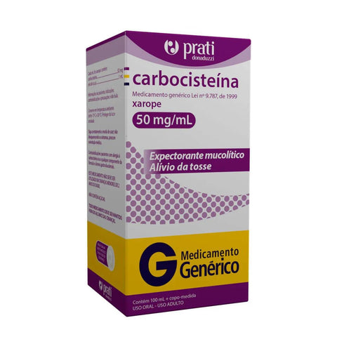 Carbocisteína (Prati-Donaduzzi) 50mg/mL - 100 mL - Xarope