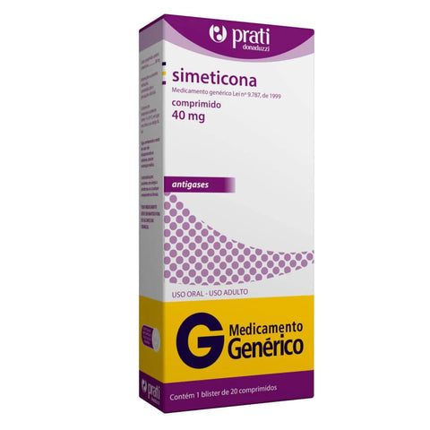 Simeticona (Prati-Donaduzzi)  40mg - 20 Unidades - Comprimido