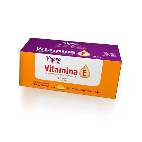 Vitamina E Vigora Plus 60 Unidades - Cápsula