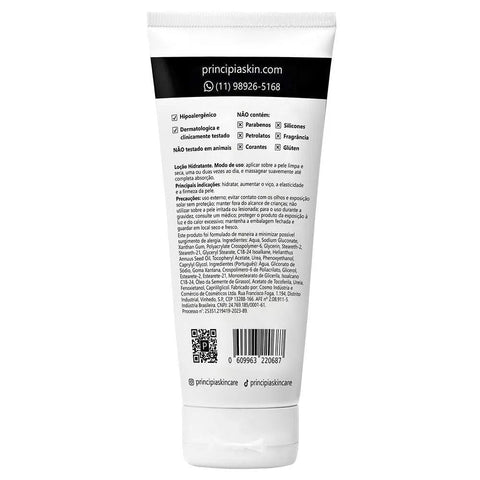 Loção Hidratante 10% Uréia + 5% Glicerina + 5% Oléo de Semente de Girassol Principia Skincare Lh - 01 Com 200ml