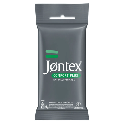 Preservativo Jontex Extra Lubrificado 6 Unidades