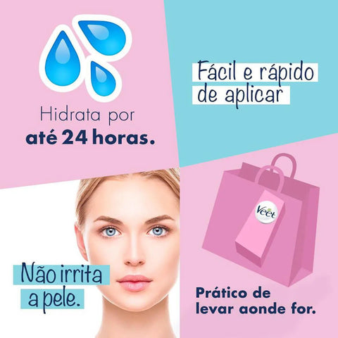 Cera Veet Cera Facial Pele Normal Com 12