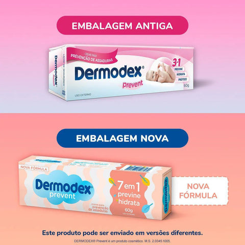 Creme para Assaduras Dermodex Prevent 60 g - Pomada