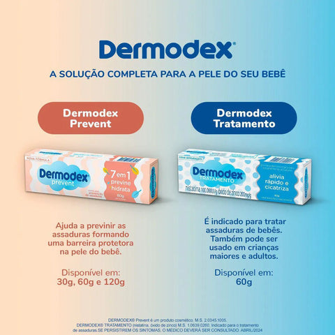 Creme para Assaduras Dermodex Prevent 60 g - Pomada