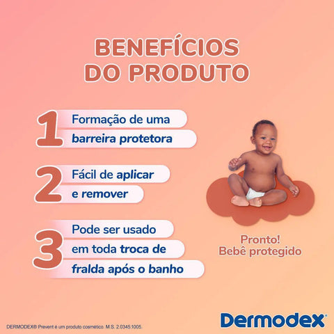 Creme para Assaduras Dermodex Prevent 60 g - Pomada