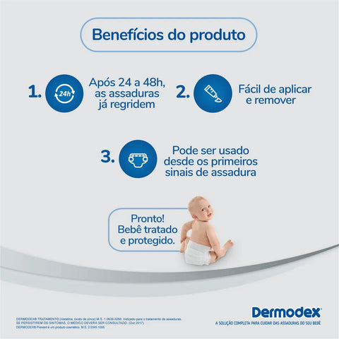 Creme para Assaduras Dermodex Tratamento 60 g - Pomada