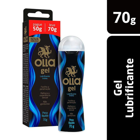 Gel Lubrificante Íntimo Olla Tradicional, Leve 70G Pague 50G