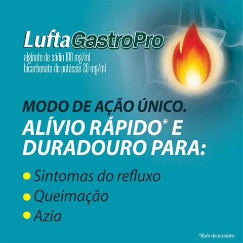 LuftaGastroPro 100mg/mL + 20mg/mL - 150 mL - Suspensão