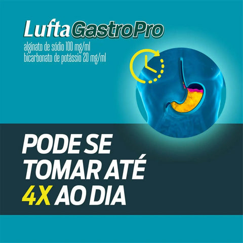 LuftaGastroPro 100mg/mL + 20mg/mL - 150 mL - Suspensão